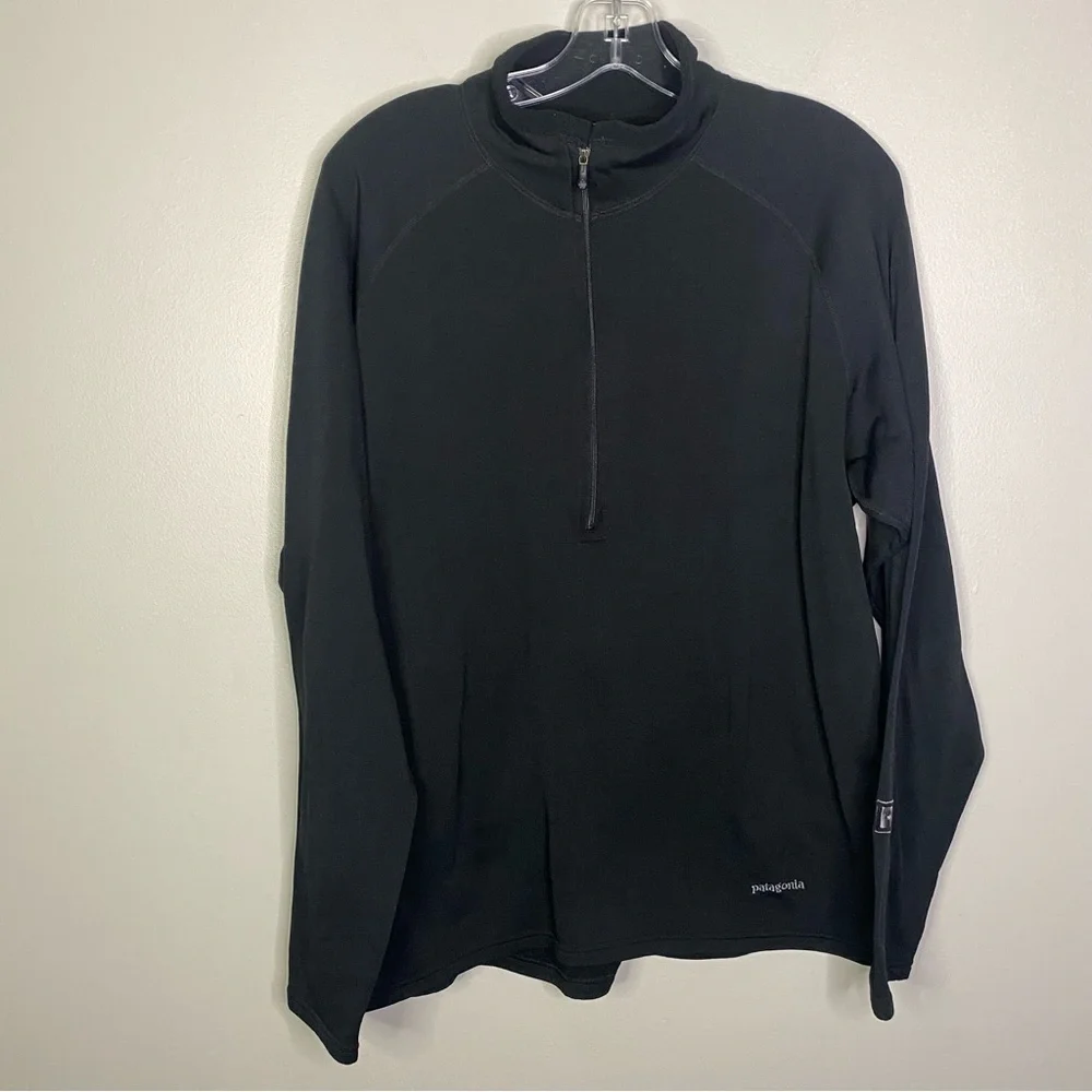 Patagonia R1 Daily Zip Neck‎ men black large
